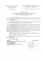 THÔNG BÁO TĂNG GIÁ VÉ THAM QUAN VÙNG GIẢI PHÓNG