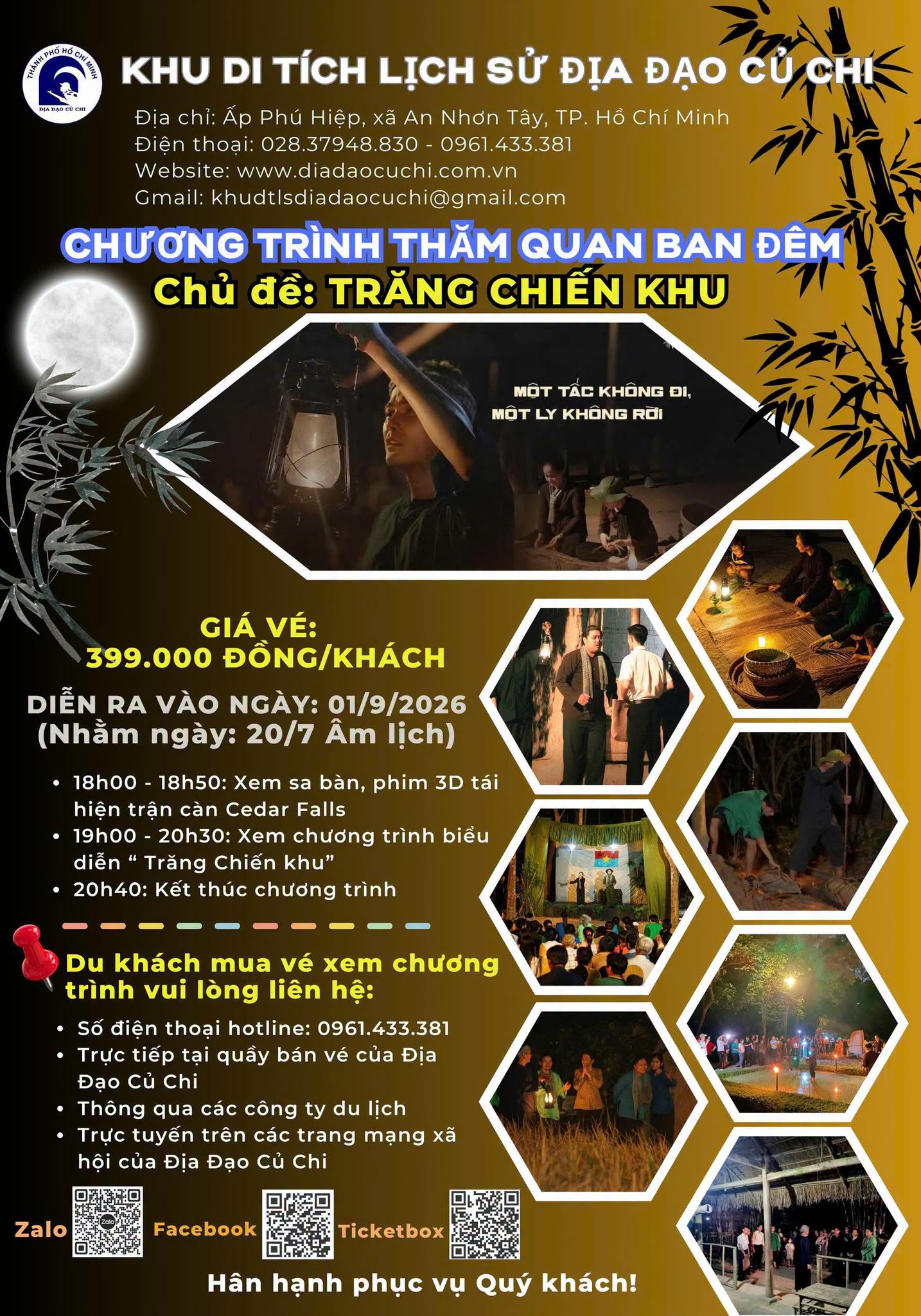 CHƯƠNG TRÌNH TRĂNG CHIẾN KHU THÁNG 9