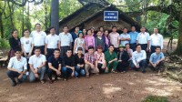 ĐOÀN CÁN BỘ KHU DTLS ĐỊA ĐẠO CỦ CHI THAM QUAN KHU DI TÍCH TÀ THIẾT