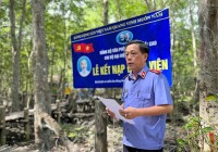 Chi bộ Đại diện Văn phòng VKSND tối cao tại TP Hồ Chí Minh tổ chức về nguồn và kết nạp Đảng viên mới tại Chiến khu Rừng Sác - Cần Giờ