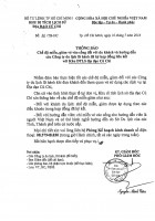 THÔNG BÁO VỀ CHẾ ĐỘ MIỄN, GIẢM VÉ VÀO CỔNG ĐỐI VỚI DU KHÁCH VÀ HƯỚNG DẪN CÁC CÔNG TY DL LỮ HÀNH ĐÃ KÝ HỢP ĐỒNG LIÊN KẾT VỚI KHU DTLS ĐỊA ĐẠO CỦ CHI