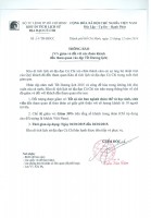 THÔNG BÁO GIẢM VÉ VÀO DỊP TẾT DƯƠNG LỊCH 2015