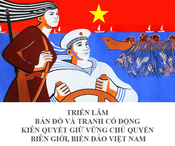 Tranh cổ động tuyên truyền chủ đề Biển Đảo Việt Nam