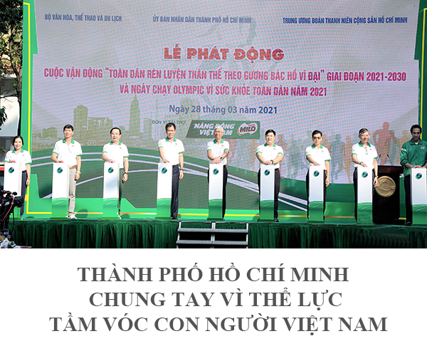Triển lãm Thành phố Hồ Chí Minh chung tay vì thể lực, tầm vóc con người Việt Nam