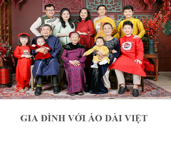 Triển lãm Gia đình với áo dài Việt