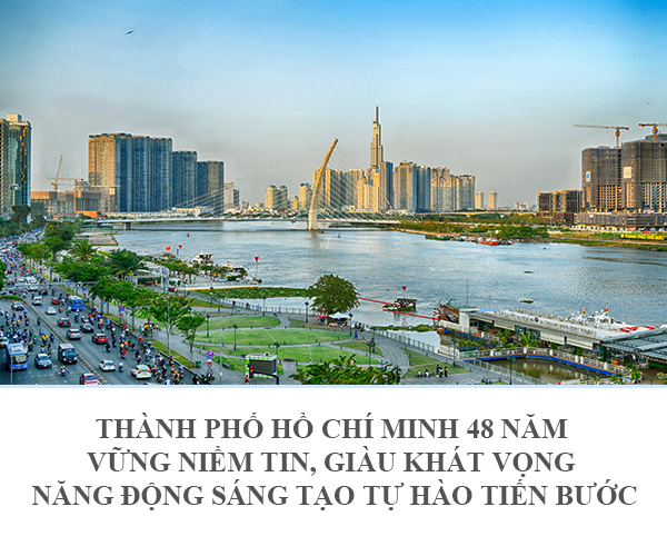 Triển lãm Thành phố Hồ Chí Minh – 48 năm vững niềm tin, giàu khát vọng, năng động, sáng tạo, tự hào tiến bước